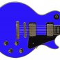 Guitar Skin Solid Blue Body Instrument Wrap Vinyl Sticker Decal