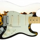 Sunflower Maze Yellow Guitar Skin