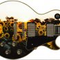 Sunflower Maze Yellow Guitar Skin