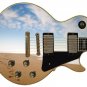 Guitar Skin Day at @ the beach sand ocean sun clouds vinyl sticker decal GS 027