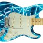 Guitar Skin Cool Toy Blue Neon Up Bright Fun Theme Body Wrap Vinyl Sticker Decal