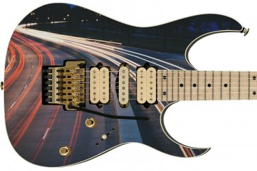 Guitar Skin Speed at Night II Can't Drive 55 Theme Body Wrap Vinyl Sticker Decal