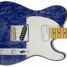 Guitar Skin Spalt Maple Blue Wood Body Instrument Wrap Vinyl Sticker Decal