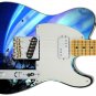 Flying High Again Blue and Purple Northern Lights Guitar Skin