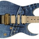 Guitar Skin 3D Denim Blue Jeans Theme Body Wrap Vinyl Sticker Decal Guitar Skin 3D Denim Blue Jeans Theme Body Wrap Vinyl Sticker Decal