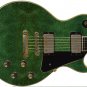 Dark Green Bead Snake Guitar Skin Sticka Steves