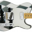 Guitar Skin 3D Loose Chess Board Pieces Pawn Body Wrap Vinyl Sticker Decal Guitar Skin 3D Loose Chess Board Pieces Pawn Body Wrap Vinyl Sticker Decal