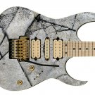 Guitar Skin Garden Rock Crack Lines Slab Stone vinyl sticker decal GS 066