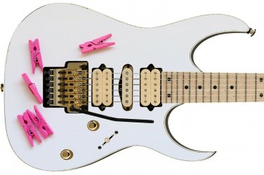 Guitar Skin Hot Pink Clothes Peg Pins Theme Body Wrap Vinyl Sticker Decal