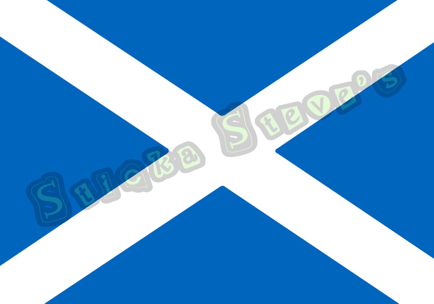 Scotland Flag Vinyl Sticker Decal