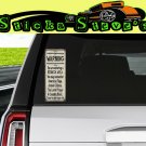 WARNING ENTERING A REDNECK AREA Vinyl Sticker Decals TRUCK VAN CAR WARNING ENTERING A REDNECK AREA Vinyl Sticker Decals TRUCK VAN CAR
