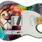 Guitar Skin Lion Pride Vivid Colors Acid Trip vinyl sticker decal GS 038 Guitar Skin Lion Pride Vivid Colors Acid Trip vinyl sticker decal GS 038