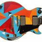 Guitar Colorful Triangle Prism Cool Art Theme Body Wrap Vinyl Sticker Decal