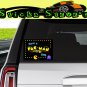 80's Pacman 11X17 Super Retro Cool Nice Day 1980's Chomp Vinyl Sticker Decal