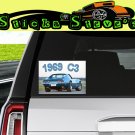 Corvette 1969 C3 Chevrolet Cool Vinyl Sticker Decal