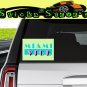 Miami Vice 1980's Cool 80's USA Vinyl Sticker Decal