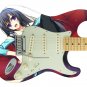 Guitar Skin Anime Girl sitting on the couch sexy hot vinyl sticker decal GS 009