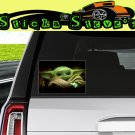 Mandalorian Star Wars Yoda Baby Force Cool Vinyl Sticker Decal