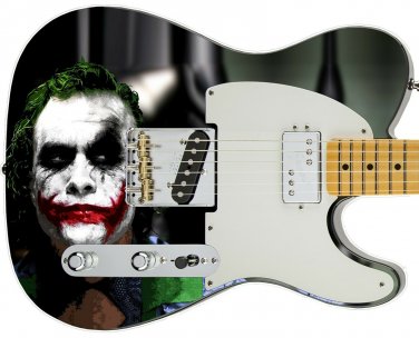 Guitar Skin Heath #1 Joker Batman Coolest Villain vinyl sticker decal GS 073