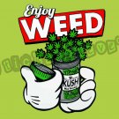 420 Enjoy Weed Kush Green High Times Vinyl Sticker Decals Sticky Dab Fingers 420 Enjoy Weed Kush Green High Times Vinyl Sticker Decals Sticky Dab Fingers