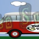WEEKEND VANNER IT'S A LIFESTYLE SNOOPY COOL Vinyl Sticker Decal