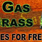 Ass Gas or Grass Decal Old School 3 X 10 Vinyl Bumper Sticker Cool Dude Ass Gas or Grass Decal Old School 3 X 10 Vinyl Bumper Sticker Cool Dude