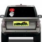 F*CK  HOT LIPS Fun Kiss My Truck Car Window Vinyl anywhere 4" X 7" Sticker