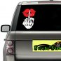 F*CK  HOT LIPS Fun Kiss My Truck Car Window Vinyl anywhere 4" X 7" Sticker