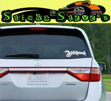 Set of 2X Whitesnake Rock band decal 4" X 9" Truck Car Window Vinyl Sticker Cool