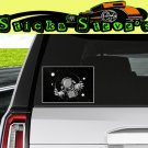 Astro Man Deep in Space Portal Cool Funky Cool Vibe Vinyl Sticker Decal