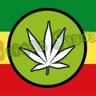 420 Rasta Weed Cannabis Good Times Jamaica Vinyl Sticker Decal Fun Smoke