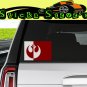 Rebel Controlled Star Wars Flag Tribe Clan Family Vinyl Sticker Decal