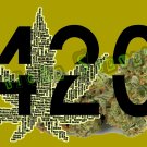 420 Weed Cannabis Sticky Bud Green High Dabs Shatter Butter Vinyl Sticker Decals