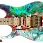 096 Lefty Electric Guitar Skin Psychedelic Adventures