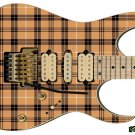 102 Righty Electric Guitar Skin Butterscotch Plaid