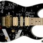 Guitar Skin Axe Wrap Re-skin Vinyl Decal DIY Righty Electric E = mc 2 008