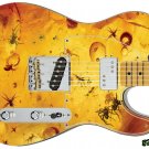 182 Righty Electric Guitar Skin Spiders in Amber for 12 Million Years