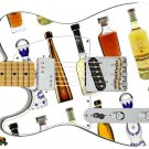 197 Lefty Electric Guitar Skin Tequila Tres Agaves