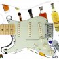 197 Lefty Electric Guitar Skin Tequila Tres Agaves
