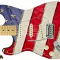 069 Lefty Electric Guitar Skin American Flag Patriot Body Styles Vinyl Wrap