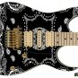 115 Righty Electric Guitar Skin Black Bandana