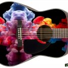 055 Righty Acoustic Guitar Skin Vapour Color Clouds