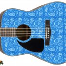 112 Lefty Acoustic Guitar Skin Classic Plaid Red & Black 112 Lefty Acoustic Guitar Skin Classic Plaid Red & Black