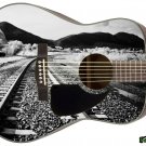034 Righty Acoustic Guitar Skin Rail Way Ties