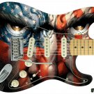 Guitar Skin Axe Wrap Re-skin Vinyl Righty Electric Guitar Skin Wolverine USA 002 Guitar Skin Axe Wrap Re-skin Vinyl Righty Electric Guitar Skin Wolverine USA 002