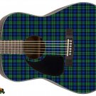 104 Lefty Acoustic Guitar Skin Green & Blue Tight Plaid 104 Lefty Acoustic Guitar Skin Green & Blue Tight Plaid