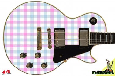 103 Righty Electric Guitar Skin Plaid T-shirt Favorite
