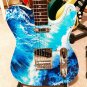 024 Lefty Electric Guitar Skin Ocean Blue Love