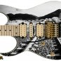 034 Lefty Electric Guitar Skin Rail Way Ties