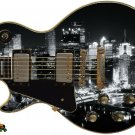 056 Lefty Electric Guitar Skin Bright City Nights